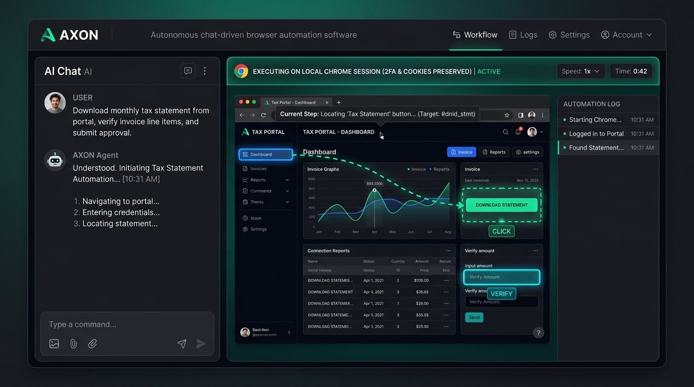 BrowsePilot Chat & Browser Automation